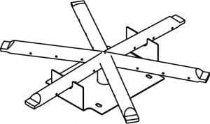 American Fyre Designs 16 Inch Star Burner, Natural Gas- OCBS-16