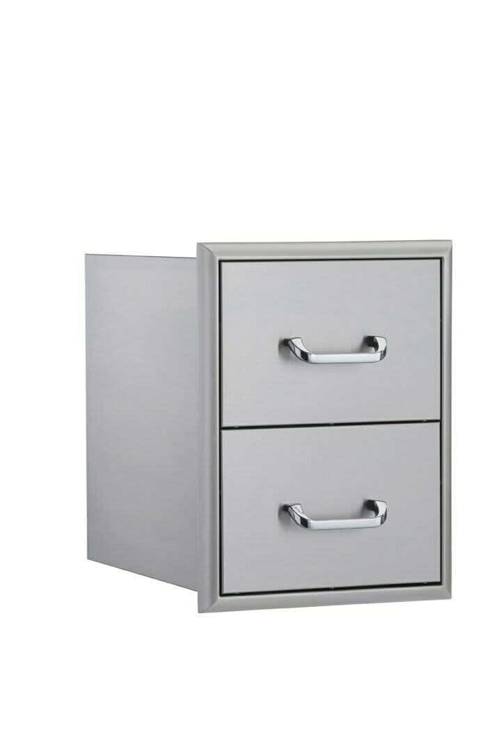 Stainless Steel 16" Double Drawer Grandeur- 16DD-Grandeur