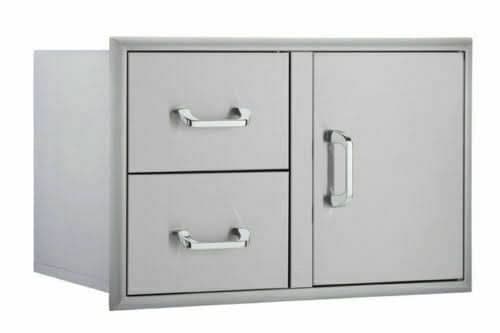 Stainless Steel 32'' 2 Door/ Drawer Combo Grandeur - 32CDU-Grandeur