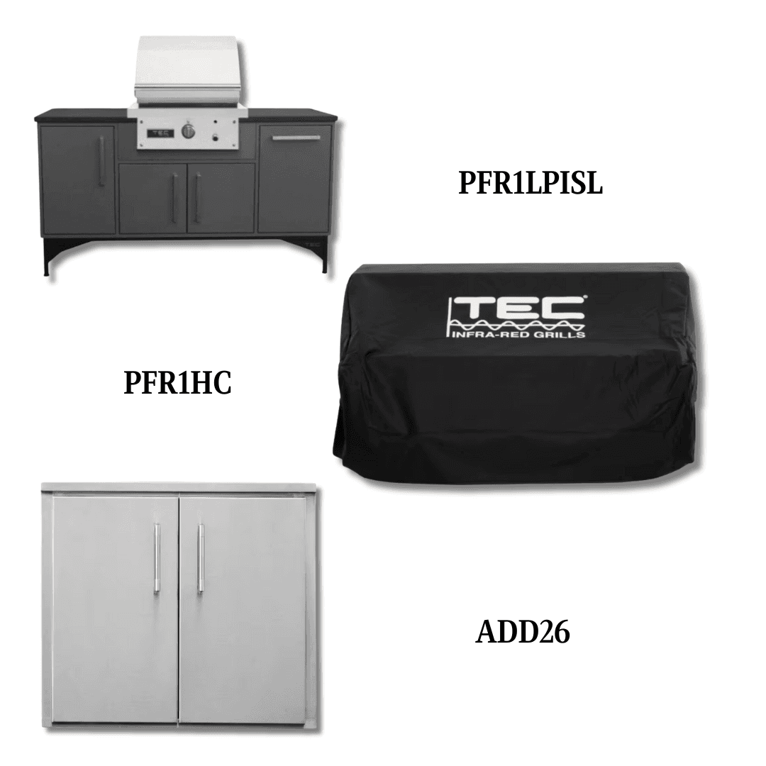 TEC PFR1LPISL Liquid Propane Gas with Cover and Double Access Door - PCKG1-PFR1LPISL