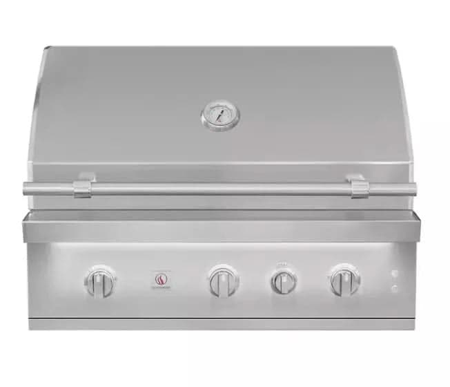 Summerset 36" Quest Grill NG, 3 Burner, Rear Burner, 2 Pcs Warming Rack - QST36-NG