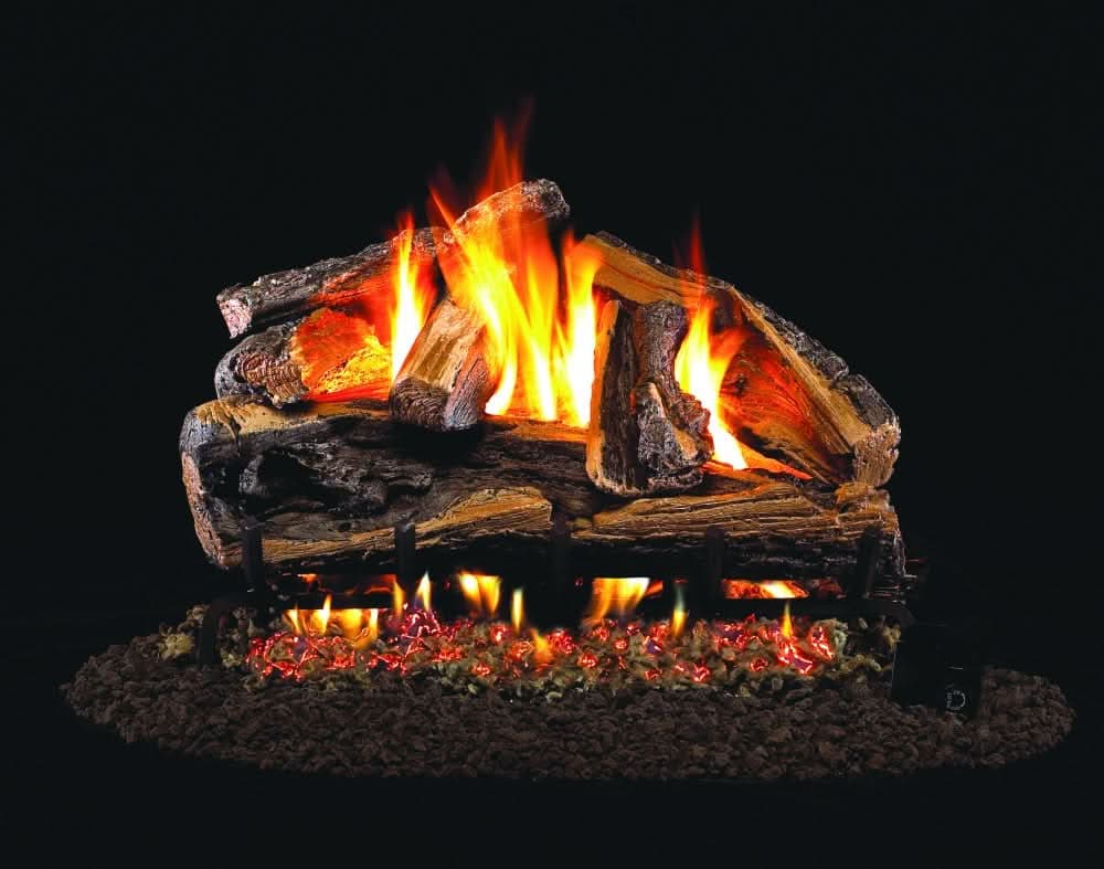Peterson Gas Logs 24" Rugged Split Oak Logs Only - RRSO24