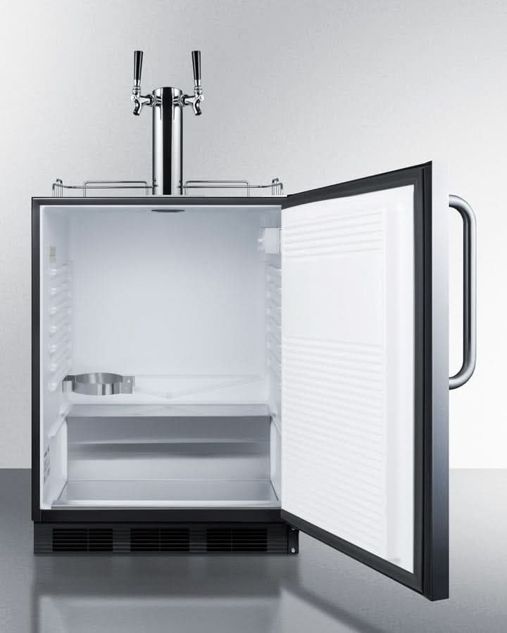 Summit 24 Wide Outdoor Wine Kegerator, ADA Compliant - SBC54OSBIADAWKDTWIN - image 9