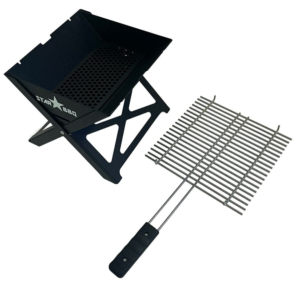 StarBBQ Folding A-Frame Camper Charcoal Grill – Portable and Compact | StarBBQ-AFCG - image 2