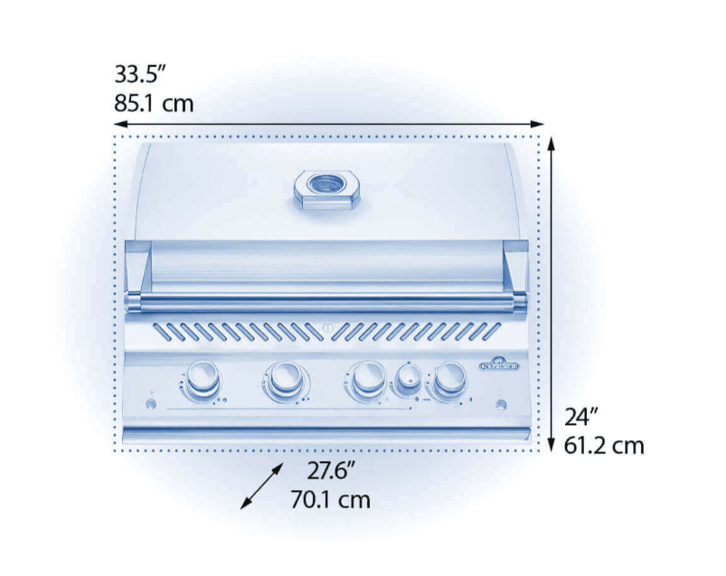 Napoleon Built-In 700 Series 32 w/ Infrared Rear Burner 4 Burners NG- BIG32RBNMK-1 - image 3