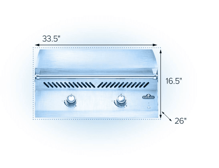 Napoleon Built-In 700 Series 32 Griddle Stainless Steel 2 Burners NG- BIG32FTNSS - image 2