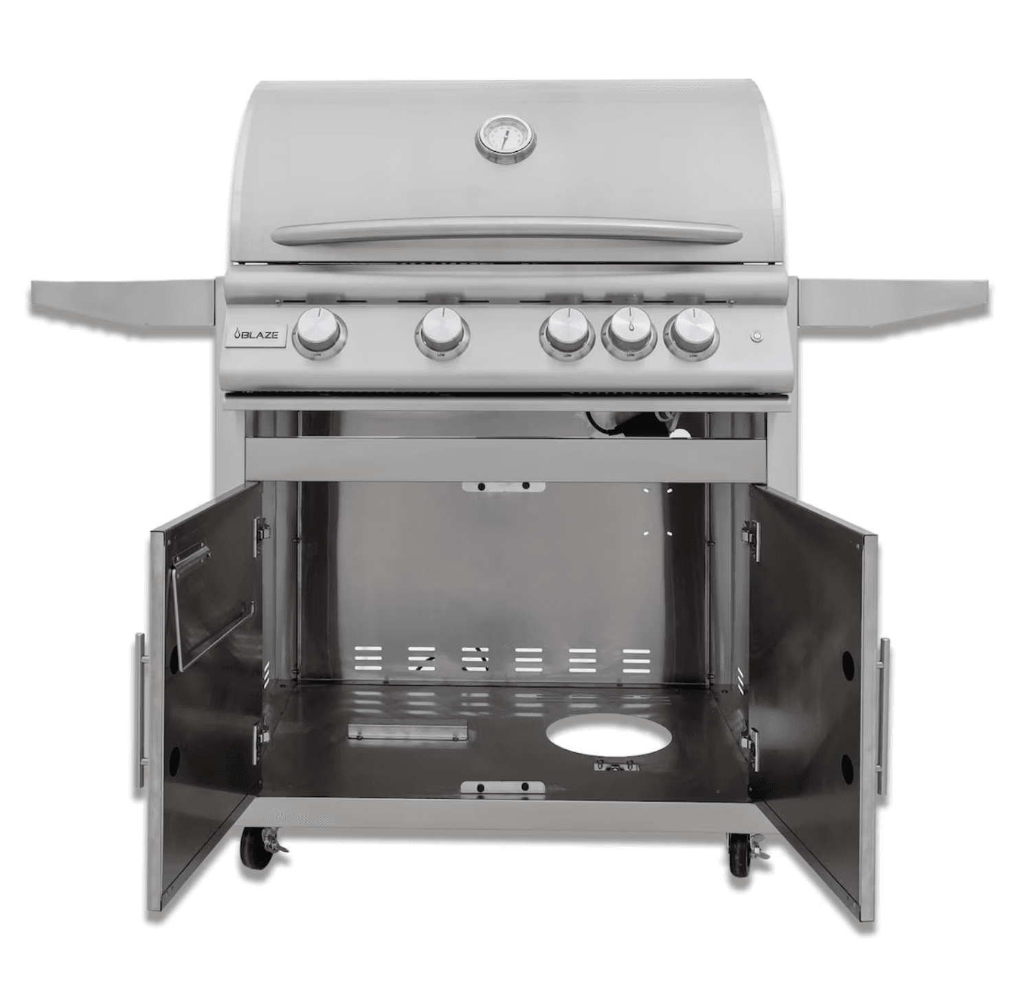 Blaze LTE+ Marine Grade 32-in 4-Burner Propane Gas Grill w/ Lift-Assist Hood & Rear Infrared Burner - BLZ-4LTE3MG-LP + BLZ-4-CART-SC - image 3