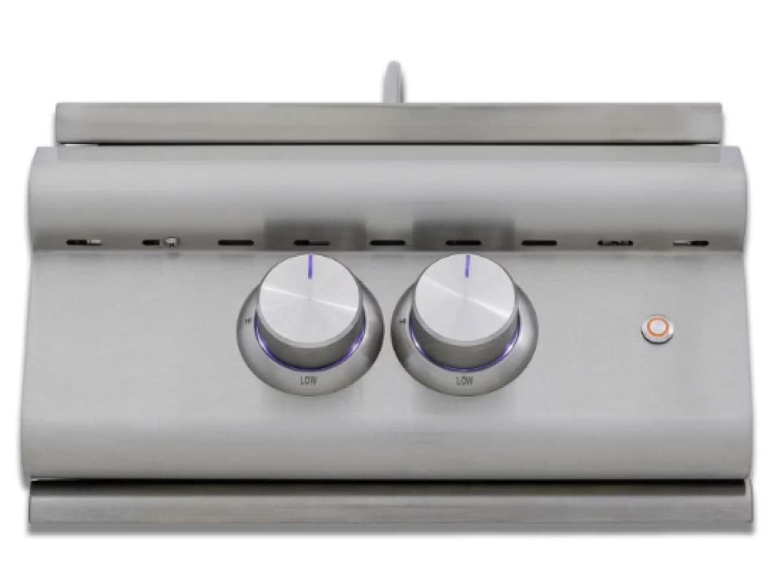 Blaze Premium LTE+ Built-In Propane Gas High Performance Power Burner W/ Wok Ring &amp; Stainless Steel Lid - BLZ-PBLTE3-LP