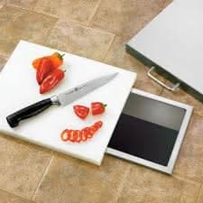 Summerset 14X10" Trash Chute & Cutting Board W/ Lid - TC-14