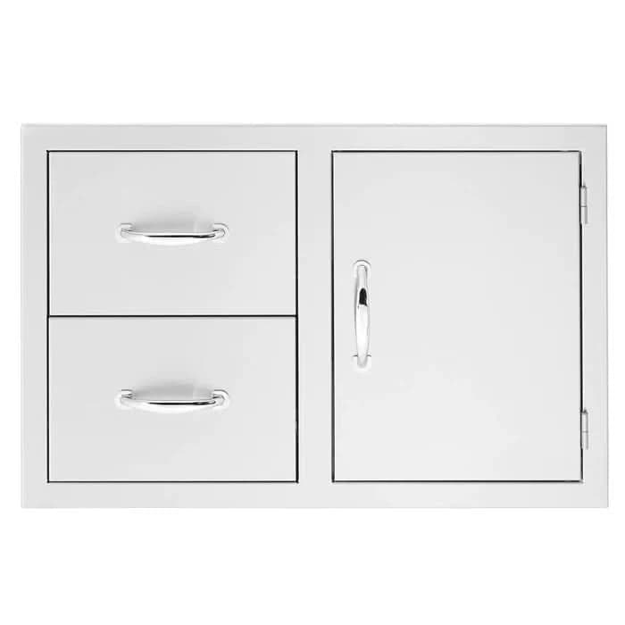 TrueFlame 36" 2-Drawer & Access Door Combo- TF-DC2-36-A