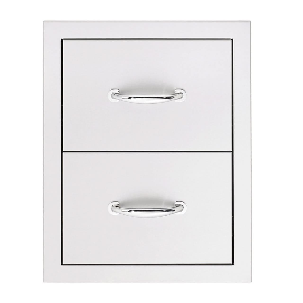 TrueFlame 17" Double Drawer Masonry Frame Return- TF-DR2-17M-A