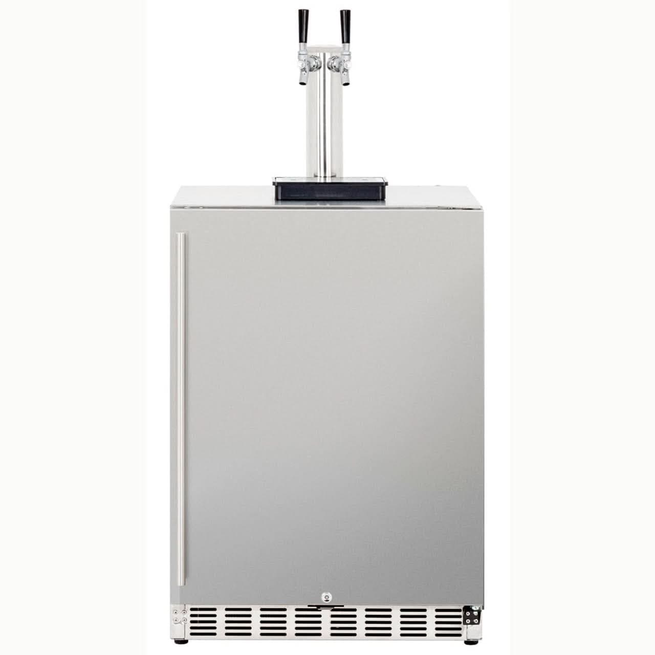 TrueFlame 24" 6.6C Deluxe Outdoor Rated Double Tap Kegerator- TF-RFR-24DK2 *DISCONTINUED* - image 4