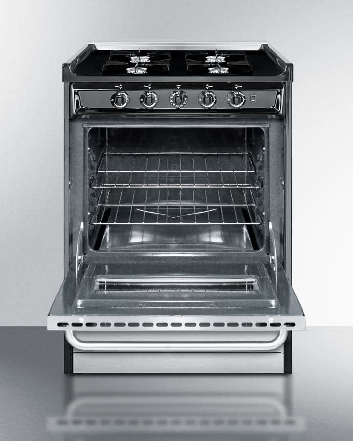 Summit 24 Wide Gas Range, Open Burners - TNM6107BRW - image 4