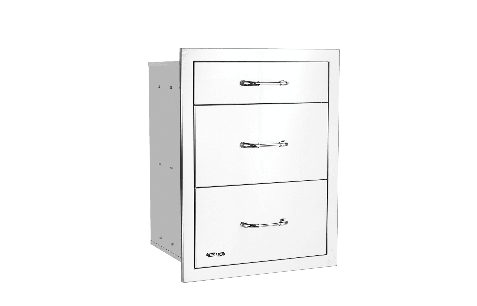 Bull Drawer, Triple, 2+1 S/S w/ Reveal - 58120 (Old Sku 58110)