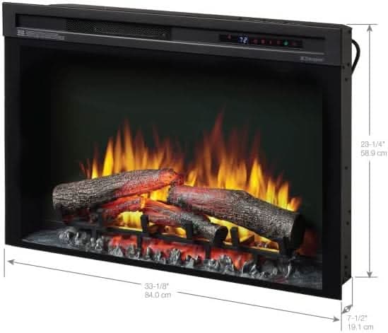 Dimplex Multi-Fire XHD 33-inch Plug-in Electric Firebox with Logs- XHD33L - image 3