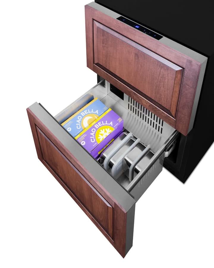 Summit - 24 Inch Wide Outdoor 2-Drawer All-Freezer, ADA Compliant - ADFD243OS - image 2