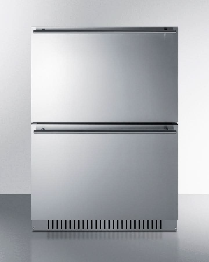 Summit 24-Inch Outdoor Drawer Refrigerator Stainless Steel - ADRD241CSS