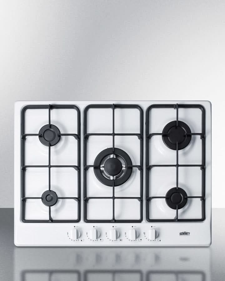 Summit - 27 Wide 5-Burner Gas Cooktop - GC5271W