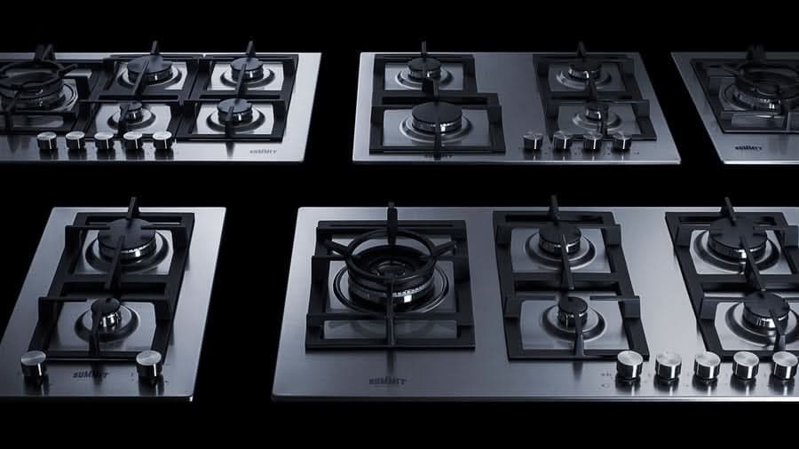 Summit - 30 Wide 5-Burner Propane Gas Cooktop In Stainless Steel - GCJ5SSLP - image 5