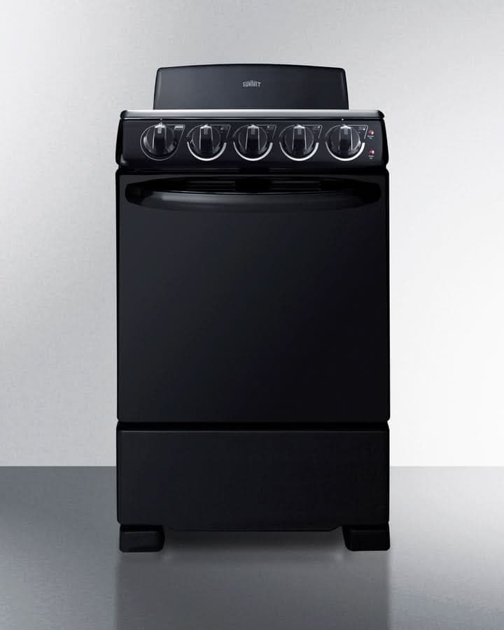 Summit - 20 Wide Electric Coil Range - RE2031B