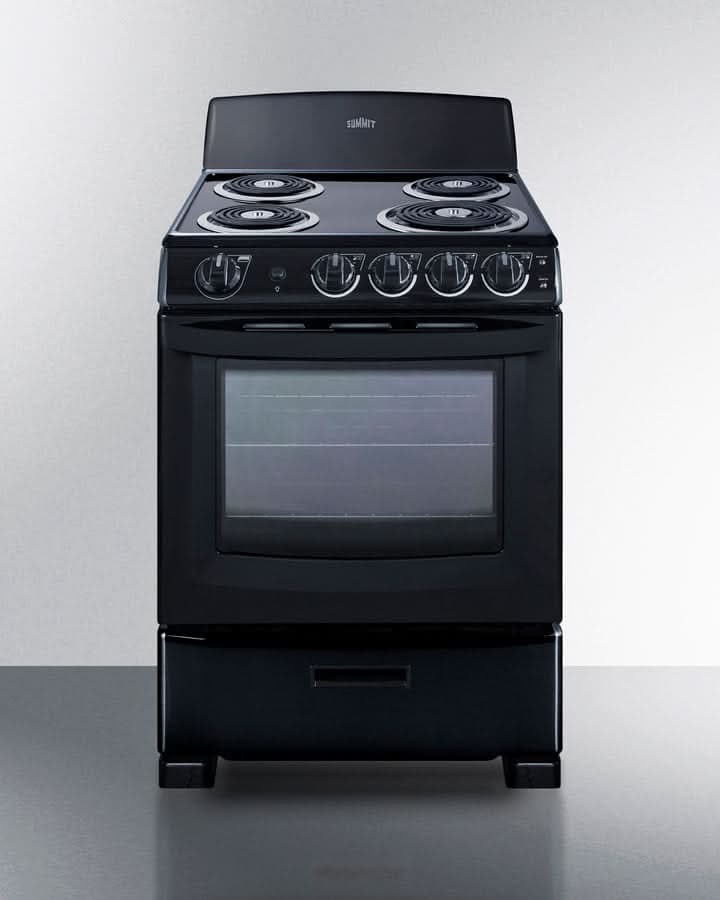 Summit - 24 Wide Electric Coil Range - RE2413B