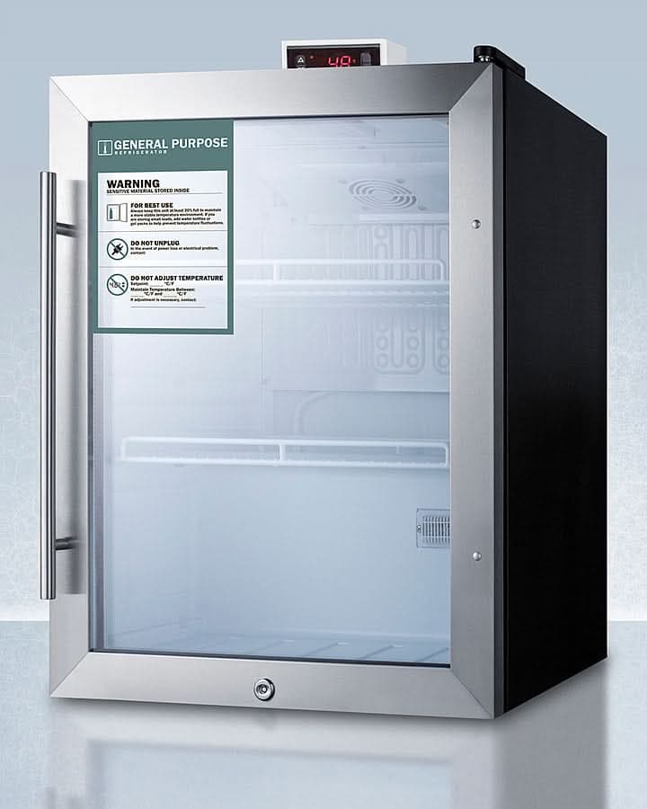 Summit Commercial - 19 Inch Freestanding Compact Refrigerator - SCR314LDTGP - image 3