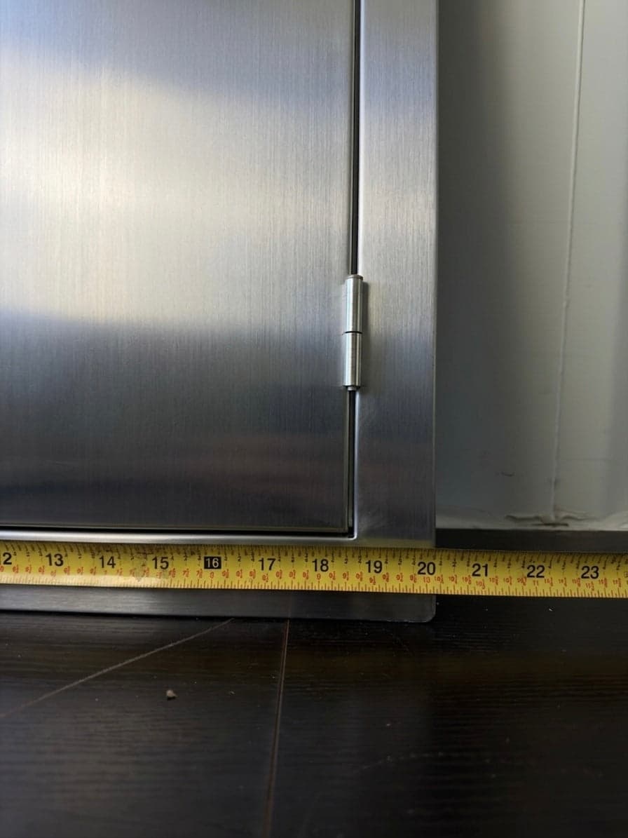 PCM 17" x 24" Stainless Steel Vertical Access Door - PCM-200-17X24V-RH-OB - image 4