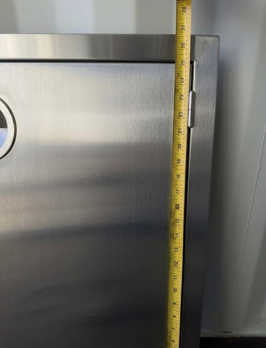 PCM 17" x 24" Stainless Steel Vertical Access Door - PCM-200-17X24V-RH-OB - image 5