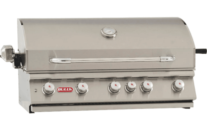 Bull Brahma - 38-Inch 5-Burner Built-In Grill - Liquid Propane Gas with Rotisserie - 57568