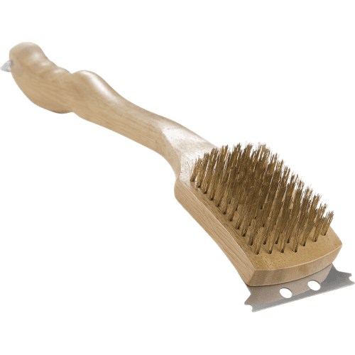 Napoleon Grill Brush with Brass Bristles And Hardwood Handle - 62028