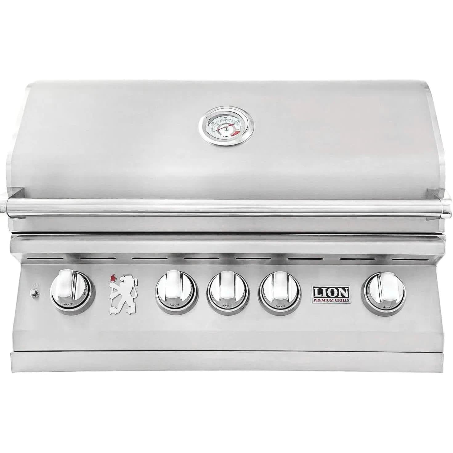 Lion L75000 - 32-Inch 4-Burner Built-In Grill - Natural Gas - 75623
