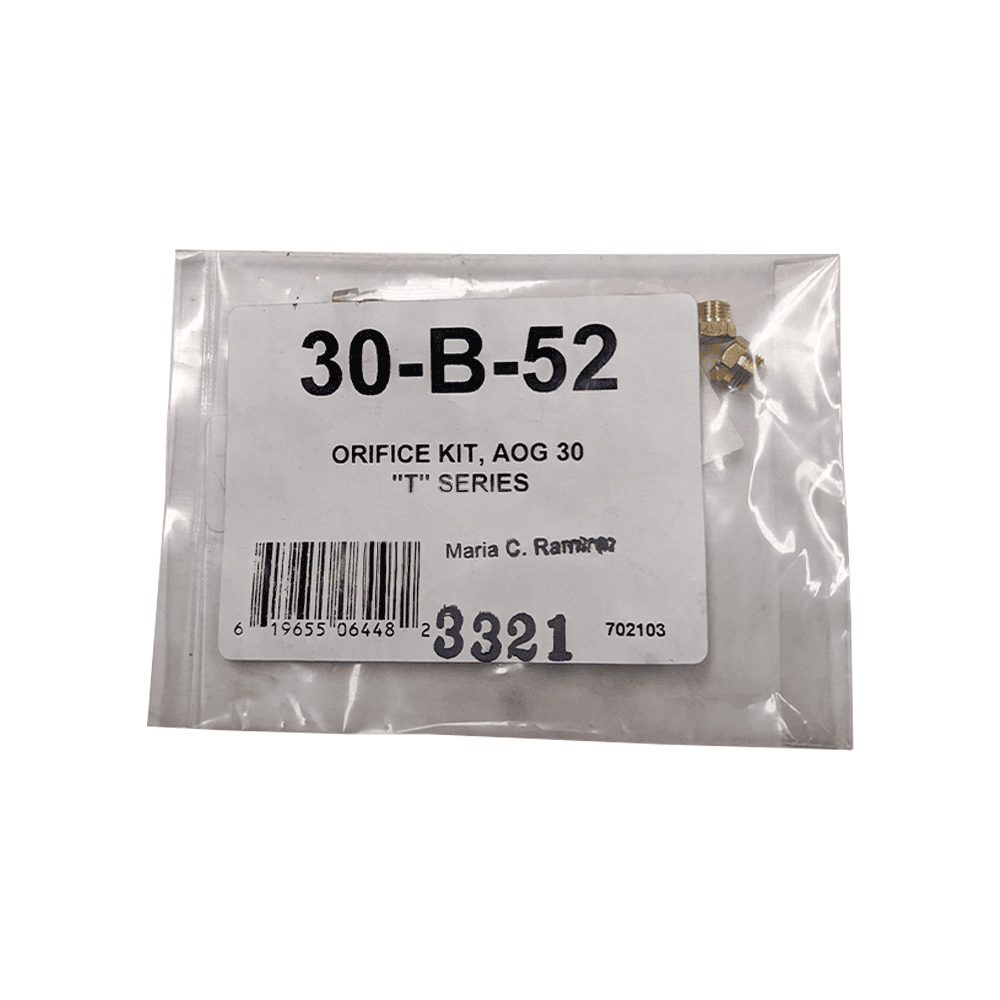 American Outdoor Grill Orifice Kit For AOG 30 Inch T Series Grill, Natural Gas - AOG30B52