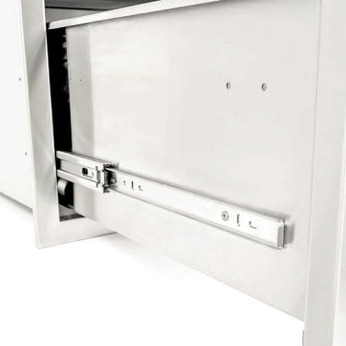 PCM 260 Series 20 Inch Single Drawer & Roll Out Trash/Recycling Bin Combo - BBQ-260-TR-DR1 - image 3