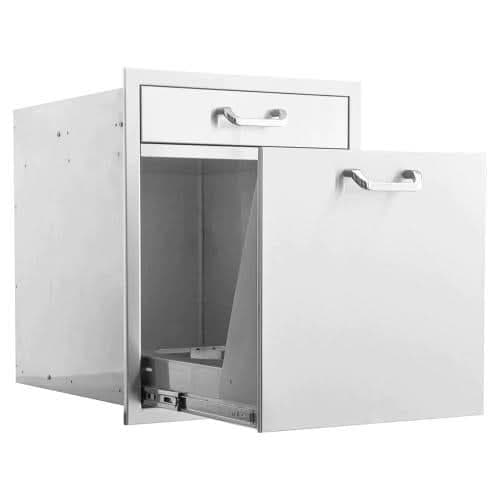 PCM 260 Series 20 Inch Single Drawer & Roll Out Trash/Recycling Bin Combo - BBQ-260-TR-DR1 - image 4