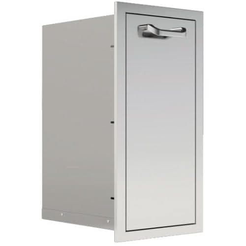 PCM 260 Series 13 Inch narrow Roll Out Trash Bin - BBQ-260-TRNW-DRW