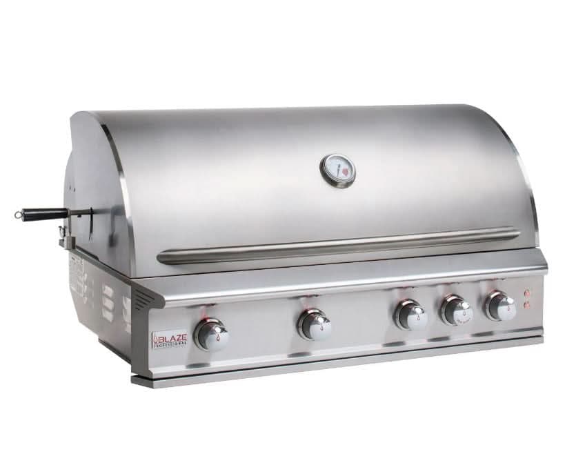 Blaze Professional LUX - 44-Inch 4-Burner Built-In Grill - Liquid Propane Gas With Rear Infrared Burner - BLZ-4PRO-LP