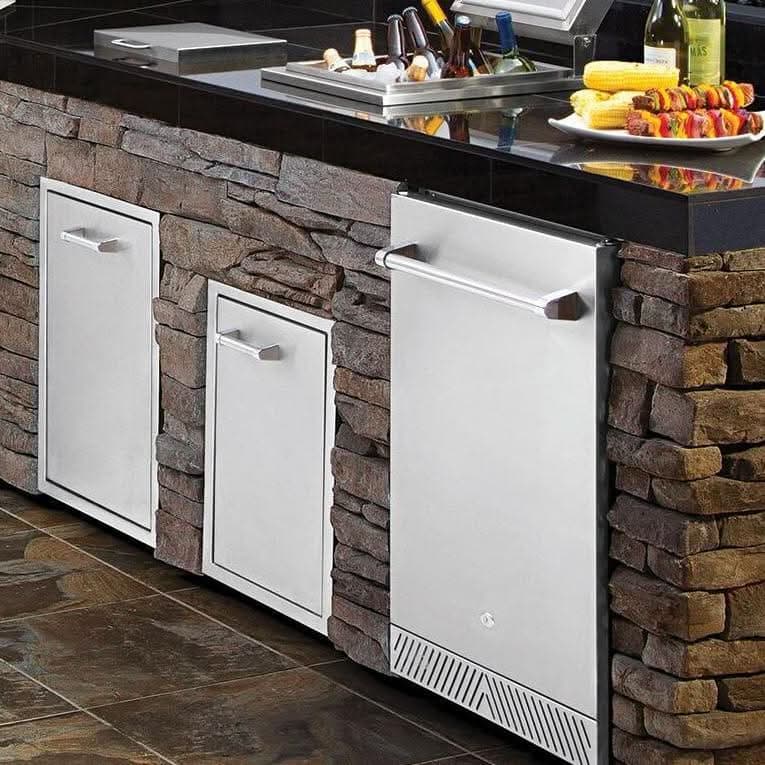Delta Heat - 20-Inch 4.1 Cubic Feet Outdoor Rated Compact Refrigerator With Lock - DHOR20 - image 3