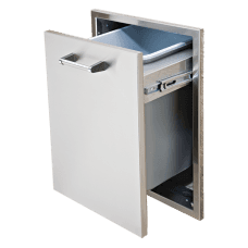 Delta Heat 18-Inch Tall Double Trash Drawer (Trash Can Included) - DHTD182T-B