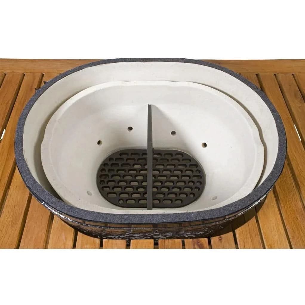 Primo Cast Iron Firebox Divider for JR 200 - Oval - PG00314