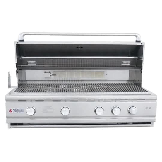 RCS Cutlass Pro - 42-Inch 4-Burner Built-In Grill with Blue LED Lights and Rear Burner - Natural Gas - RON42A - image 6