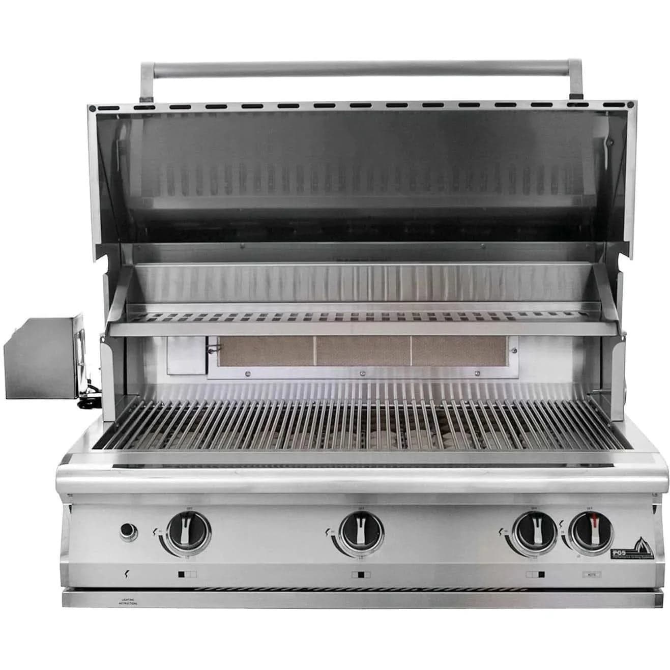 PGS Legacy Pacifica Gourmet - 39-Inch 3-Burner Built-In Grill - Natural Gas - S36RNG - image 2