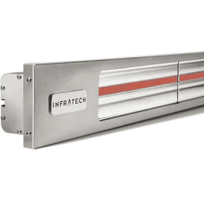 Infratech 43.50" Slim Line 2,400 Watt 240V 10.0 Amps Silver SL2424SV - SL2424SV