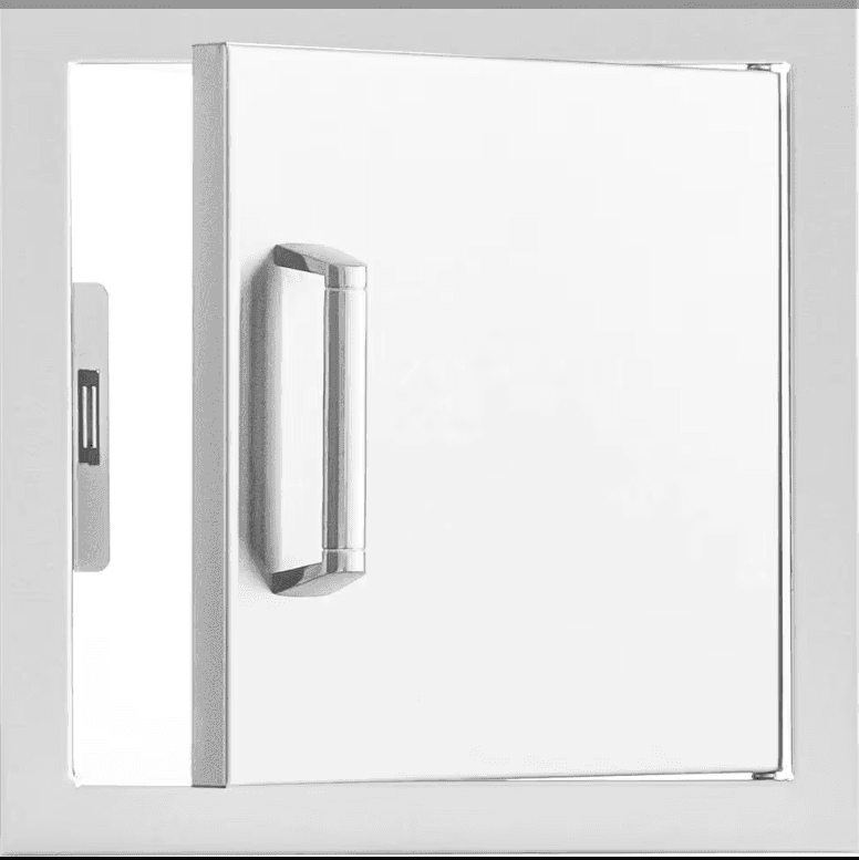 Eloquence 12-Inch Stainless Steel Reversible Single Access Door Contempo - Eloquence-260-SH-12X12 + Eloquence-350H-Handle