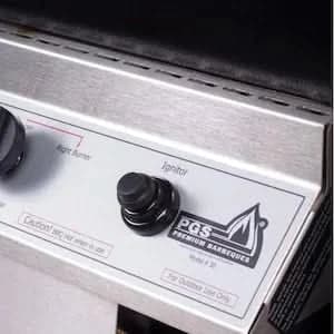PGS T-Series T30 Commercial - 26-Inch 2-Burner In-Ground Post Grill with Timer - Liquid Propane Gas - T30LP + APP - image 2