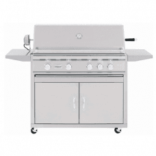 Summerset TRL - 38-Inch 4-Burner Freestanding Grill with Rotisserie - Liquid Propane Gas - TRL38-LP + CART-TRL38