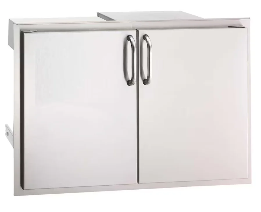 Fire Magic Select 30-Inch Double Access Door With Drawers And Trash Bin Storage - 33930S-12