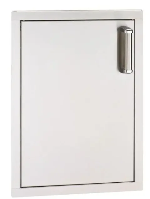 Fire Magic Premium Flush 17-Inch Left-Hinged Single Access Door - Vertical With Soft Close - 53924SC-L