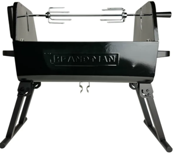 Brand-Man - The COLT Rotiserrie Grill - Portable Charcoal Rotisserie - BMROTIS