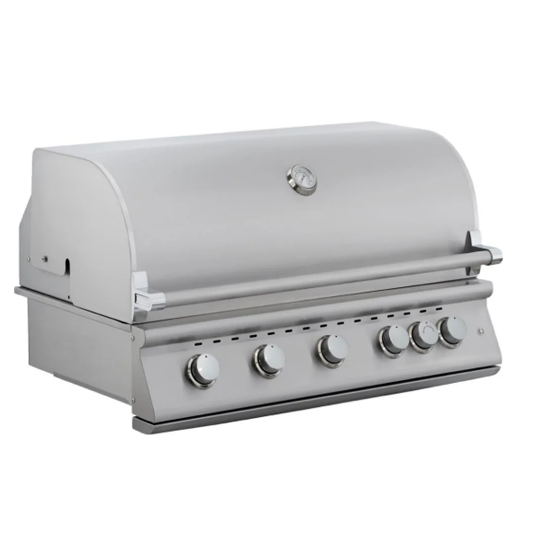 Grandeur Traditional 40-inch Built-In 5 Burner Stainless Steel Bbq Grill for Outdoor Kitchen - 40BBQTraditional