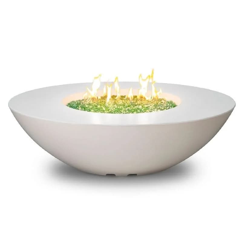 American Fyre Designs 18 Inch Calais Oval Firetable, Smoke, Natural Gas- 759-SM-11-M4NC